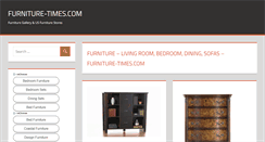 Desktop Screenshot of furniture-times.com